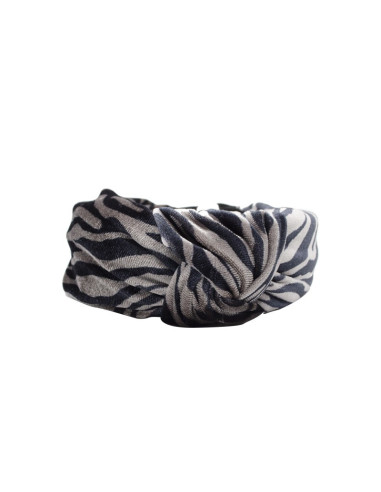 Diadema Woman animal print, gris