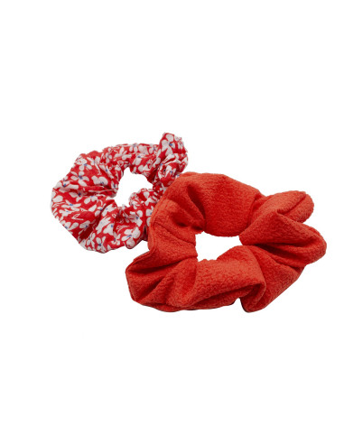 Pack 2 coleteros textil, rojo y con flores