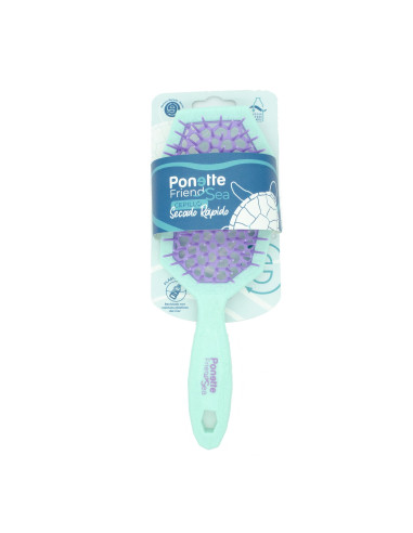 Cepillo fuelle desenredar para cabello seco y mojado color turquesa –  Eurostil Argentina